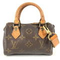 Louis Vuitton Shoulder Bag Mini Speedy Monogram Canvas Brown