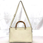 Gucci 2-Way Boston Bag White Bamboo — view 2