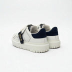 Christian Dior-id Sneakers Shoes Leather Rubber White Black Logo Velcro — view 4