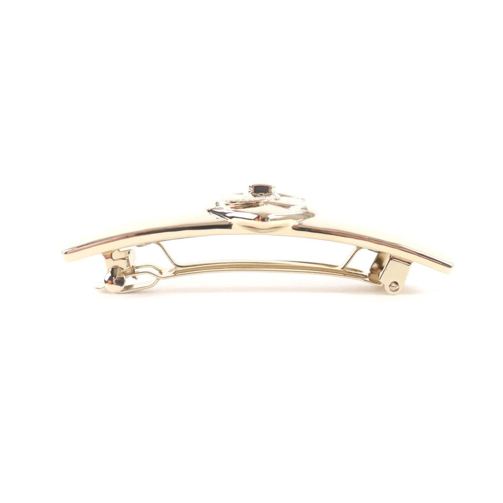 Chanel B22 B Ab9124 Coco Mark Heart Barrette Hair Accessory — view 4