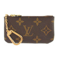 Louis Vuitton Monogram Pochette Cles Brown Coin Case Wallet 0945