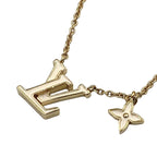 Louis Vuitton LV Iconic Enamel Gold White Necklace