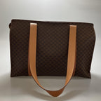 Celine Tote Bag Macadam Pattern Internal Peeling Mc96 Brown — view 2