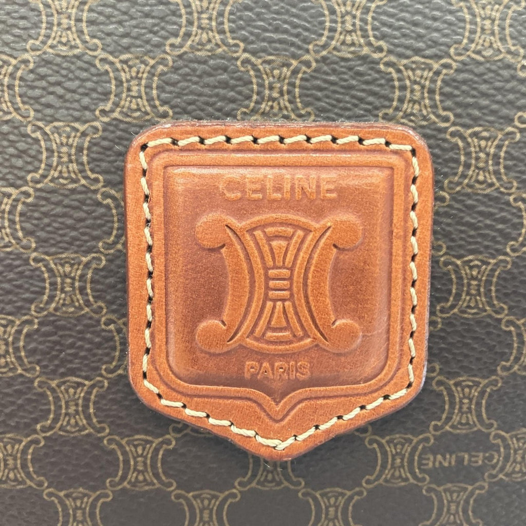 Celine Tote Bag Macadam Pattern Internal Peeling Mc96 Brown — view 3