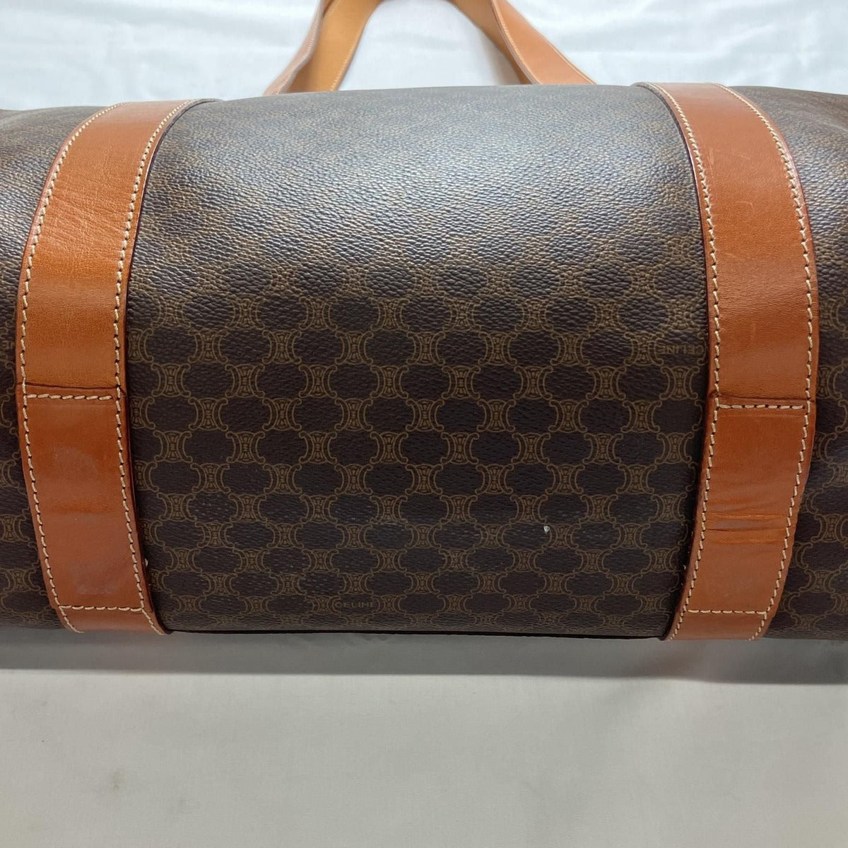 Celine Tote Bag Macadam Pattern Internal Peeling Mc96 Brown — view 4