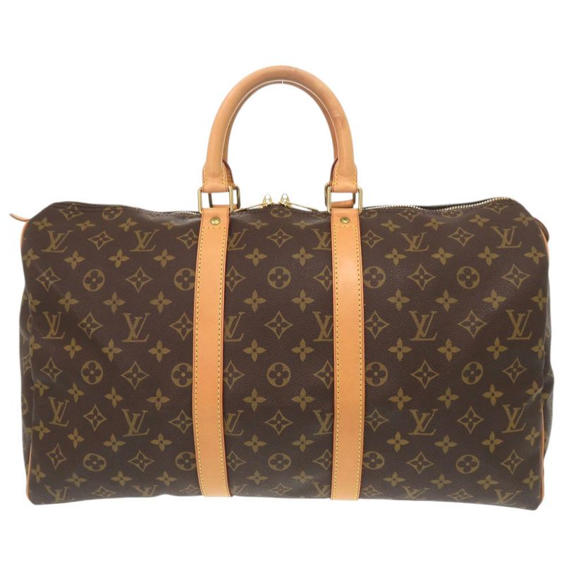 Louis Vuitton Keepall 45 Monogram Brown Boston Bag 0758 — view 2