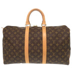 Louis Vuitton Keepall 45 Monogram Brown Boston Bag 0758 — view 2