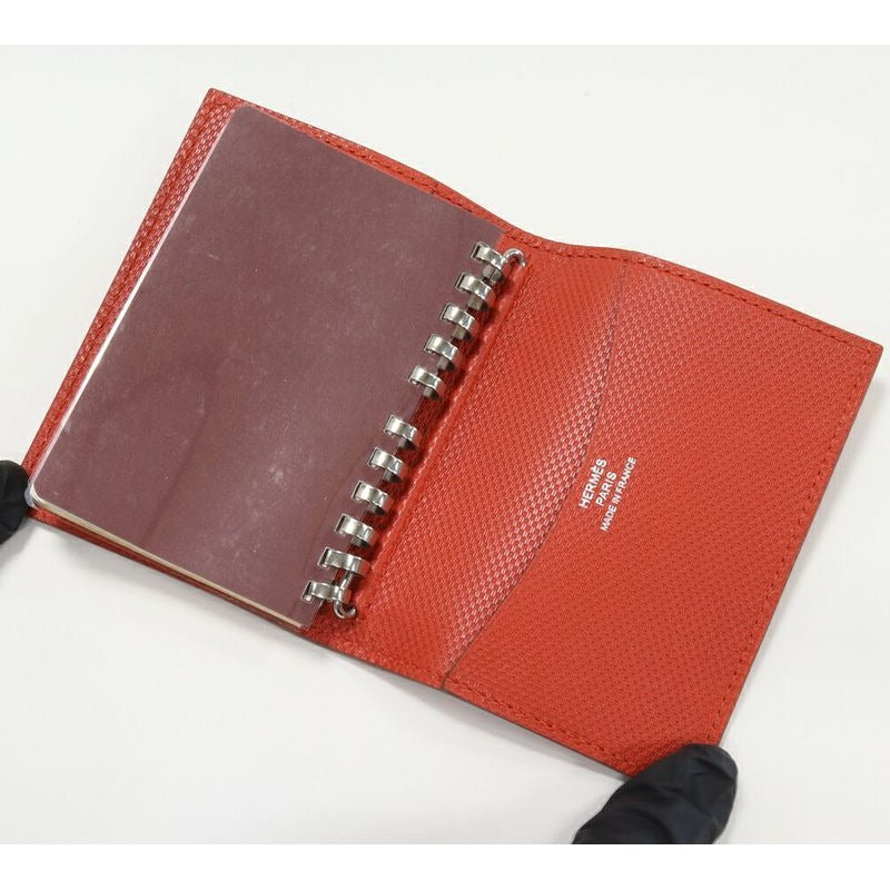 Hermes Handbook Cover Agenda Mini Grande Ashe Zangine Silver — view 4