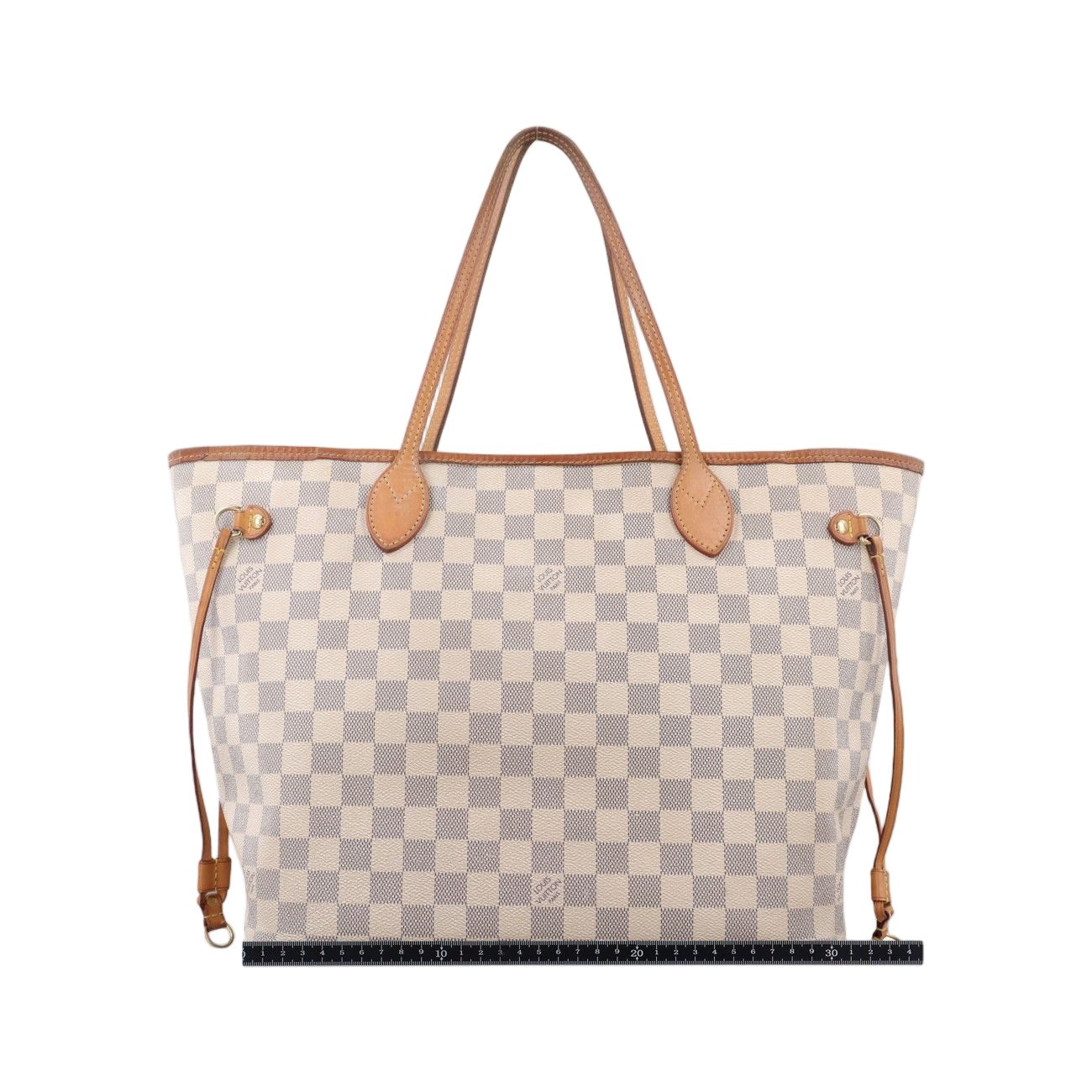Louis Vuitton Neverfull MM Azur Damier Canvas — view 2