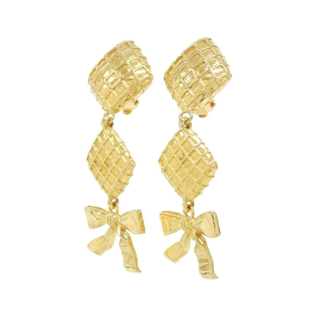 Chanel Vintage Earrings Gold — view 2