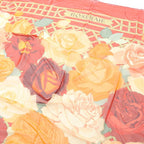 Hermes Scarf Shawl Carre 140 Muslin Roseraie Silk Red Multicolor — view 2