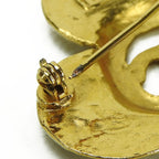Chanel Coco Mark Brooch Accessories Flower Plated Gold Small Box — view 8