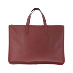 Loewe Anagram New Toledo Red Silver Leather Business Bag