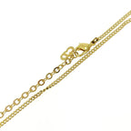 Christian Dior GP Rhinestone Logo Oval Necklace — view 7