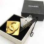 Chanel Brooch 96 P Coco Mark Diamond Square Vintage GP 1996 etc — view 3