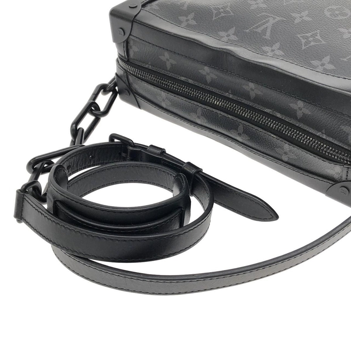 Louis Vuitton Monogram Eclipse Soft Trunk Shoulder Bag — view 5