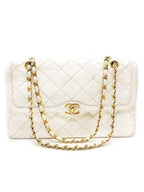 Chanel CC 24K Paris Limited Double Flap Bag Lambskin Quilted Chain