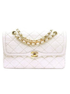 Chanel CC 24K Paris Limited Double Flap Bag Lambskin Quilted Chain