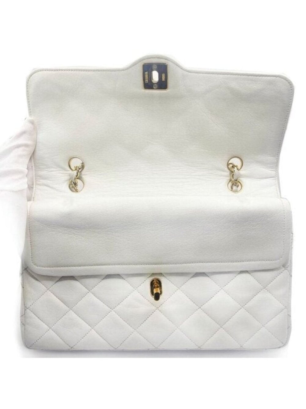 Chanel CC 24K Paris Limited Double Flap Bag Lambskin Quilted Chain