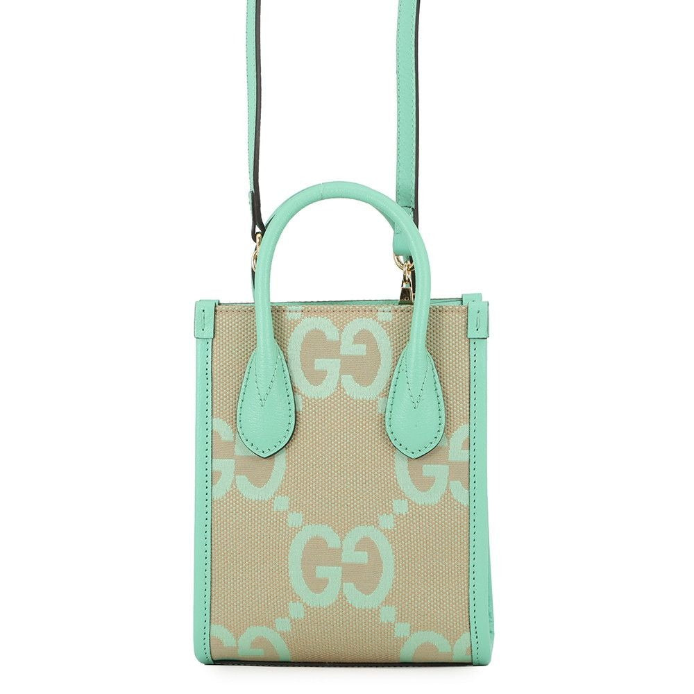Gucci Jumbo GG Canvas Mini Tote 2-Way Shoulder Bag