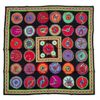 Hermes Scarf Carre 90 100% Silk Millefleurs du Mexique Beautiful Mexican — view 2