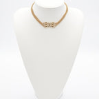 Chanel Choker Gold Coco Mark Rhinestone Heart — view 9