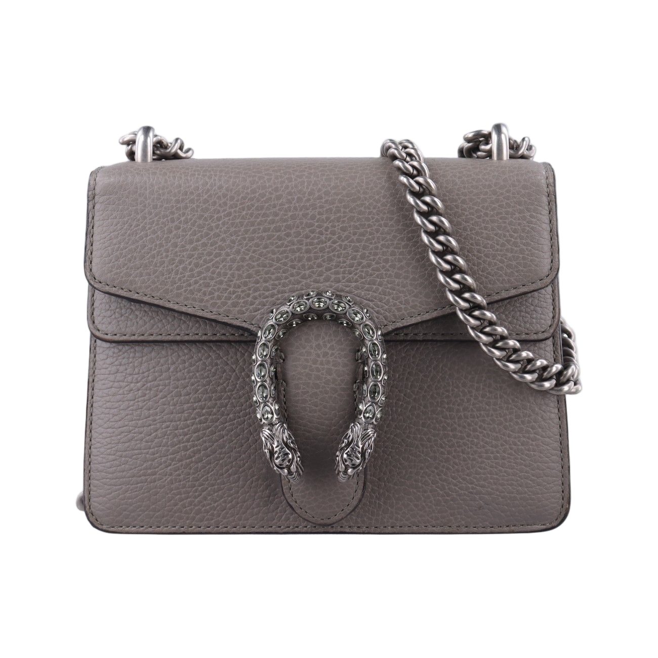Gucci Dionysus Gray Leather Shoulder