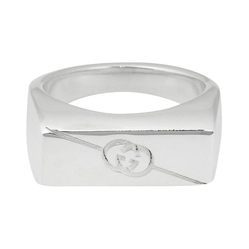 Gucci Ring Diagonal Silver