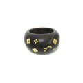 Louis Vuitton Ring Burg Sylvania Brown Gold Wood