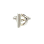 Hermes Echape Size 53 Silver 925 Ring 0341