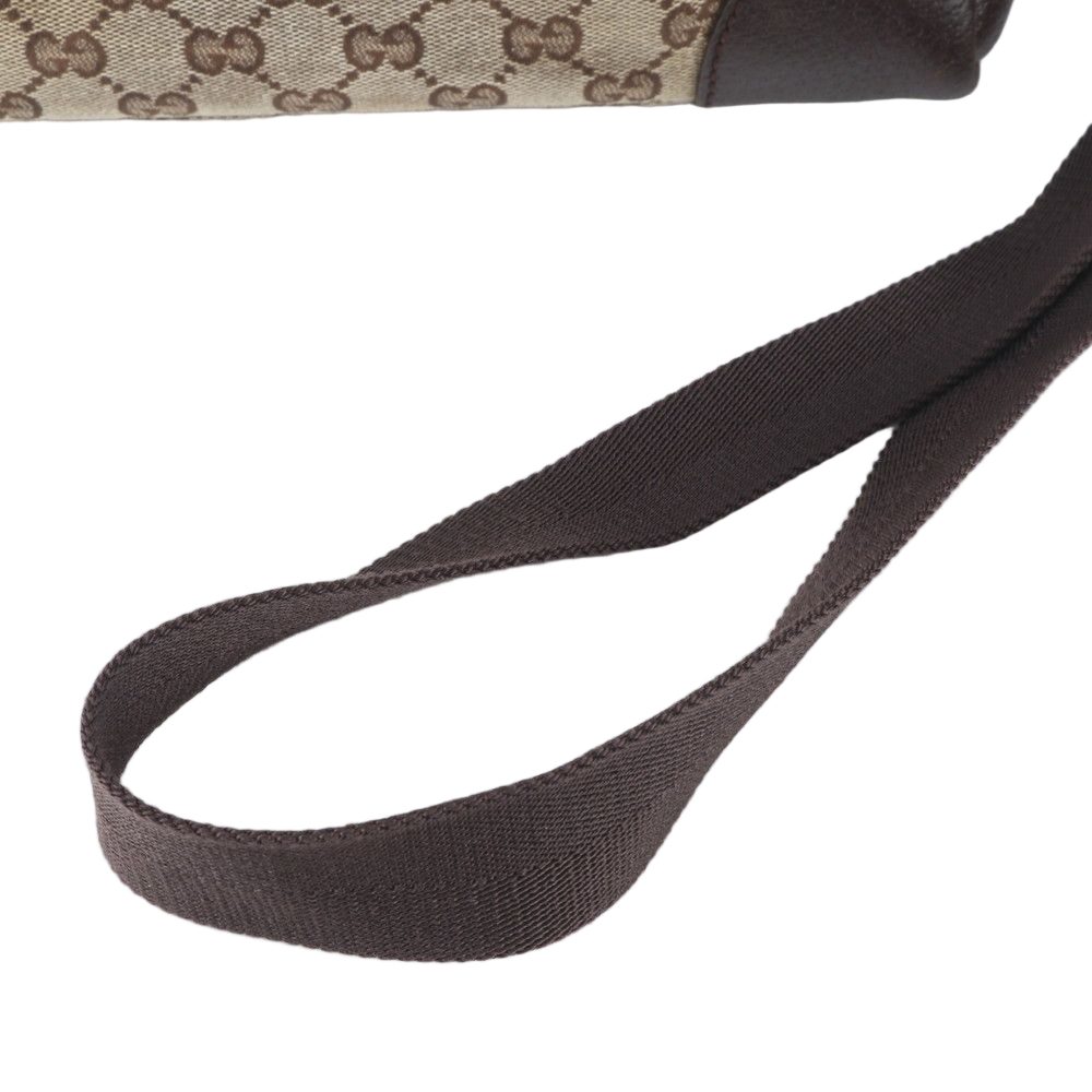 Gucci GG Canvas Leather Shoulder Bag Crossbody Messenger Business Tote — view 2