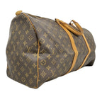 Louis Vuitton Boston Bag Monogram Keepall 50 Brown — view 2
