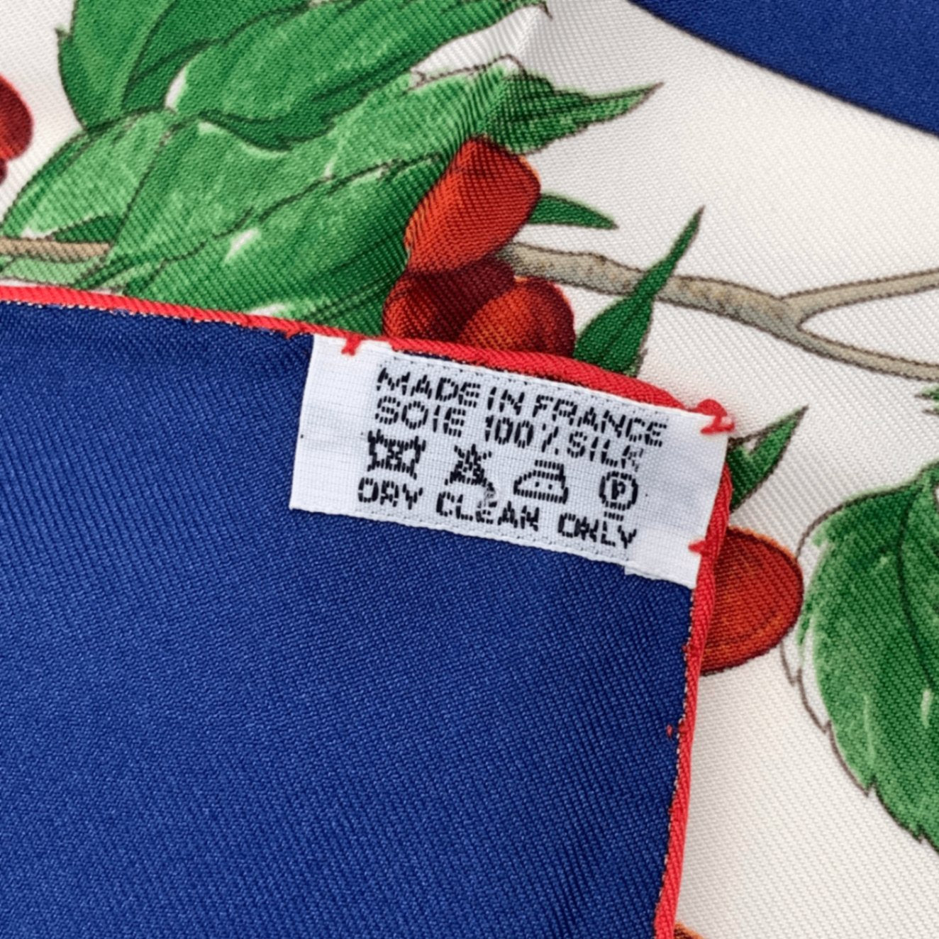 Hermes Carre 90 Silk Coeur Des Bois In The Forest Scarf Navy