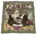 Hermes Scarf Carre 90 Silk Christophe Colomb Decouvre 1 Amerique 12 Octobre