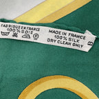 Hermes Carre 90 Les Ponts de Paris Bridges Of Scarf Green