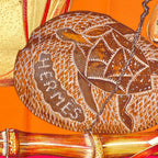 Hermes Carre 90 Jardin Creole Cles Or's Paradise Silk Scarf