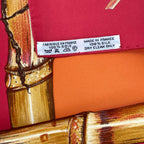 Hermes Carre 90 Jardin Creole Cles Or's Paradise Silk Scarf