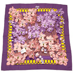 Hermes Scarf Silk Carre 90 Floral Pattern Phalaenopsis Orchid Purple Touvenirs