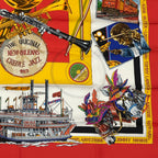 Hermes Scarf Carre 90 Silk The Original New Orleans Creole Jazz