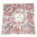 Hermes Carre 90 Silk Scarf le Jardin de Leila's Garden White