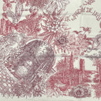Hermes Carre 90 Silk Scarf le Jardin de Leila's Garden White