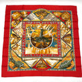 Hermes Scarf Carre 90 Au Son du Tam Silk