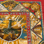 Hermes Scarf Carre 90 Au Son du Tam Silk