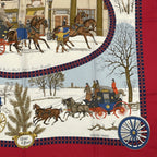 Hermes Carre 90 Mail Scarf Silk