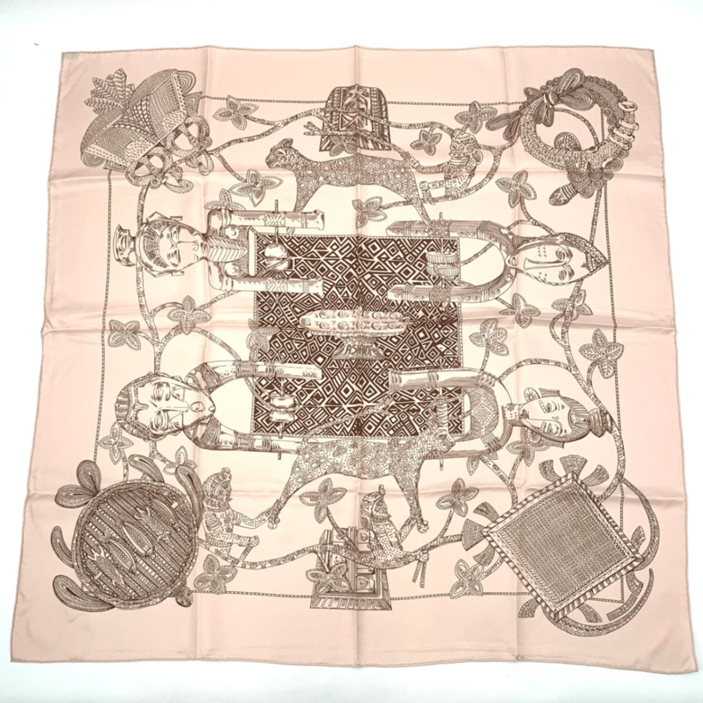 Hermes Carre 90 Silk Scarf Ashanti Pink