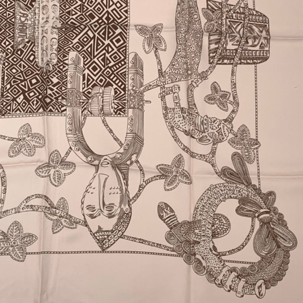 Hermes Carre 90 Silk Scarf Ashanti Pink