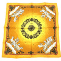 Hermes Scarf Cosmos Space Viewing Silk Orange Multicolor