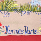Hermes Carre 90 Nuba Mountain Scarf Silk 100%