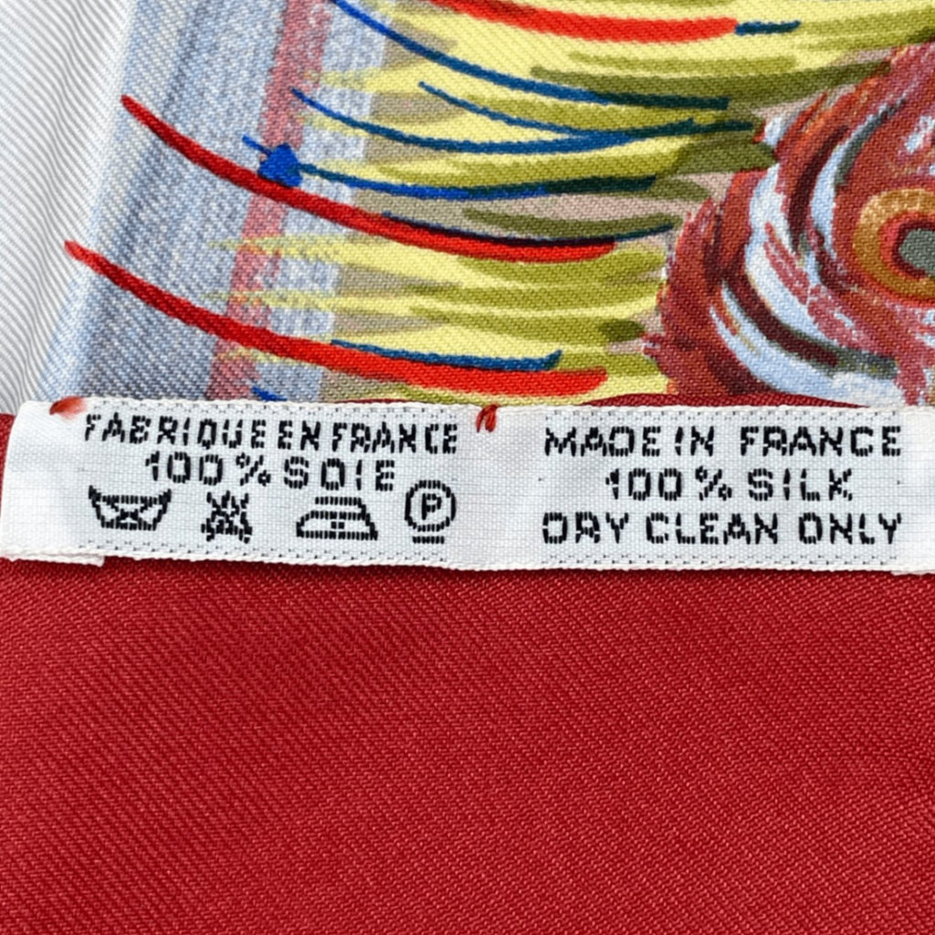 Hermes Carre 90 Nuba Mountain Scarf Silk 100%