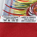 Hermes Carre 90 Nuba Mountain Scarf Silk 100%